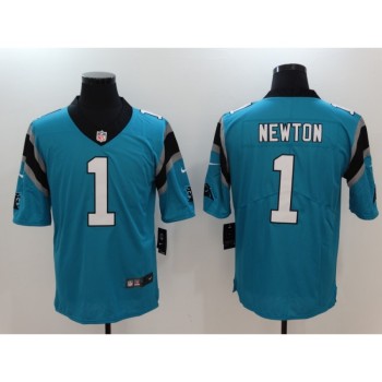 Men's Carolina Panthers#1 Cam Newton Blue Vapor Untouchable Player Limited Jersey Men's Carolina Panthers#1 Cam Newton Blue Vapor Untouchable Player Limited Jersey