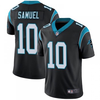 Men's Carolina Panthers #10 Curtis Samuel Black Vapor Untouchable Limited Stitched Jersey Men's Carolina Panthers #10 Curtis Samuel Black Vapor Untouchable Limited Stitched Jersey