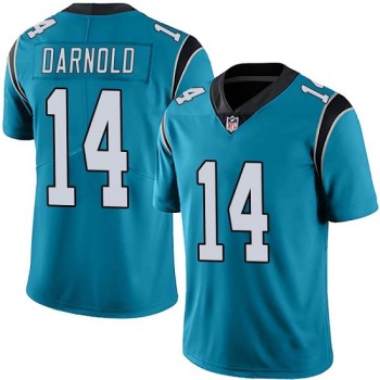 Men's Carolina Panthers #14 Sam Darnold Blue Vapor Untouchable Limited Stitched Jersey Men's Carolina Panthers #14 Sam Darnold Blue Vapor Untouchable Limited Stitched Jersey
