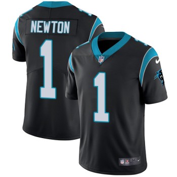 Men's Carolina Panthers #1 Cam Newton Black Vapor Untouchable Limited Stitched NFL Jersey Men's Carolina Panthers #1 Cam Newton Black Vapor Untouchable Limited Stitched NFL Jersey