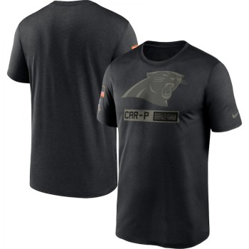 Men's Carolina Panthers 2020 Black Salute To Service Performance T-Shirt Men's Carolina Panthers 2020 Black Salute To Service Performance T-Shirt