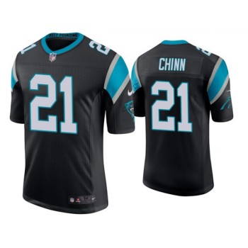 Men's Carolina Panthers #21 Jeremy Chinn Black Stitched Jersey Men's Carolina Panthers #21 Jeremy Chinn Black Stitched Jersey
