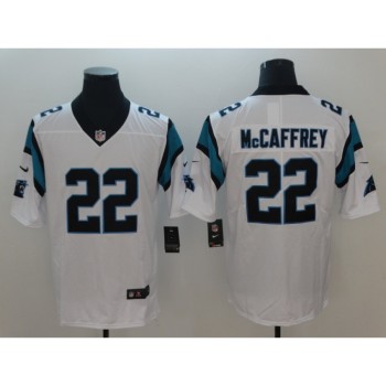 Men's Carolina Panthers #22 Christian McCaffrey White Vapor Untouchable NFL Limited Stitched Jersey Men's Carolina Panthers #22 Christian McCaffrey White Vapor Untouchable NFL Limited Stitched Jersey