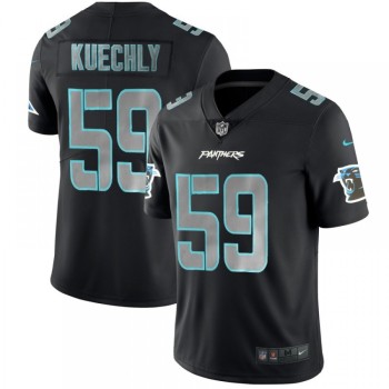 Men's Carolina Panthers #59 Luke Kuechly 2018 Black Impact Limited Stitched NFL Jersey Men's Carolina Panthers #59 Luke Kuechly 2018 Black Impact Limited Stitched NFL Jersey