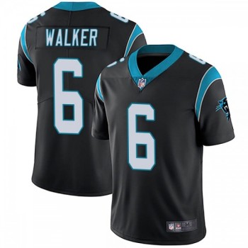 Men's Carolina Panthers #6 P.J. Walker Black Vapor Untouchable Limited Stitched Jersey Men's Carolina Panthers #6 P.J. Walker Black Vapor Untouchable Limited Stitched Jersey