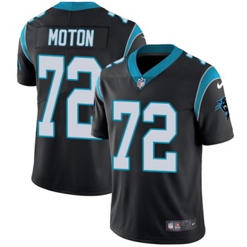 Men's Carolina Panthers #72 Taylor Moton Black Vapor Untouchable Limited Stitched NFL Jersey Men's Carolina Panthers #72 Taylor Moton Black Vapor Untouchable Limited Stitched NFL Jersey