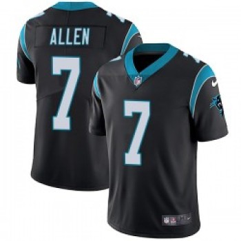 Men's Carolina Panthers #7 Kyle Allen Black Vapor Untouchable NFL Limited Stitched Jersey Men's Carolina Panthers #7 Kyle Allen Black Vapor Untouchable NFL Limited Stitched Jersey