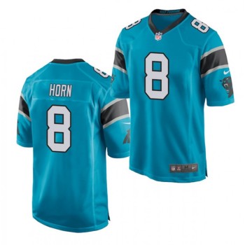 Men's Carolina Panthers #8 Jaycee Horn Blue Vapor Untouchable Limited Stitched Jersey Men's Carolina Panthers #8 Jaycee Horn Blue Vapor Untouchable Limited Stitched Jersey