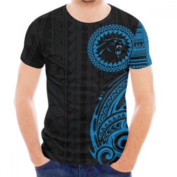 Men's Carolina Panthers Black/BlueT-Shirt Men's Carolina Panthers Black/BlueT-Shirt