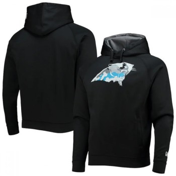 Men's Carolina Panthers Black Pullover Hoodie Men's Carolina Panthers Black Pullover Hoodie