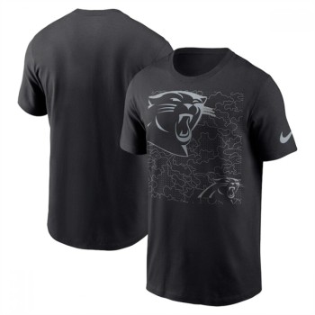 Men's Carolina Panthers Black T-Shirt Men's Carolina Panthers Black T-Shirt