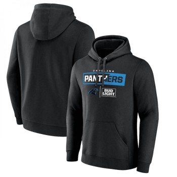 Men's Carolina Panthers Black x Bud Light Pullover Hoodie Men's Carolina Panthers Black x Bud Light Pullover Hoodie