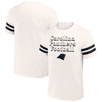 Men's Carolina Panthers Cream x Darius Rucker Collection Vintage T-Shirt Men's Carolina Panthers Cream x Darius Rucker Collection Vintage T-Shirt