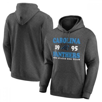 Men's Carolina Panthers Heathered Charcoal Fierce Competitor Pullover Hoodie Men's Carolina Panthers Heathered Charcoal Fierce Competitor Pullover Hoodie