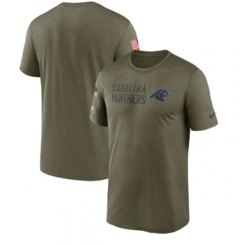 Men's Carolina Panthers Olive 2022 Salute to Service Legend Team T-Shirt Men's Carolina Panthers Olive 2022 Salute to Service Legend Team T-Shirt