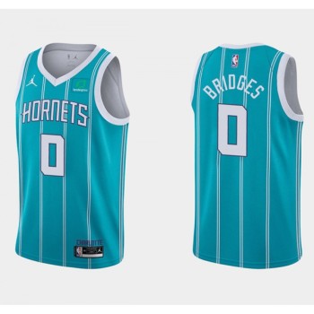Men's Charlotte Hornets #0 Miles Bridges Aqua Stitched Basketball Jersey Men's Charlotte Hornets #0 Miles Bridges Aqua Stitched Basketball Jersey