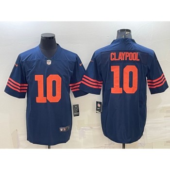 Men's Chicago Bears #10 Chase Claypool Navy Color Rush Limited Stitched Football Jersey Men's Chicago Bears #10 Chase Claypool Navy Color Rush Limited Stitched Football Jersey