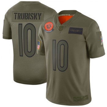 Men's Chicago Bears #10 Mitchell Trubisky 2019 Camo Salute To Service Limited Stitched NFL Jersey Men's Chicago Bears #10 Mitchell Trubisky 2019 Camo Salute To Service Limited Stitched NFL Jersey