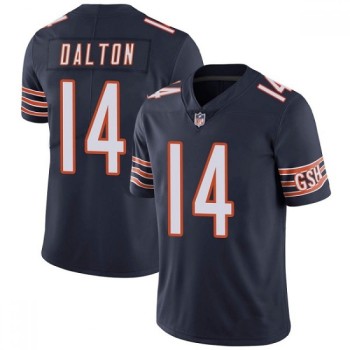 Men's Chicago Bears #14 Andy Dalton Navy Vapor untouchable Limited Stitched Jersey Men's Chicago Bears #14 Andy Dalton Navy Vapor untouchable Limited Stitched Jersey