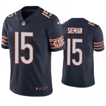 Men's Chicago Bears #15 Trevor Siemian Navy Vapor untouchable Limited Stitched Jersey Men's Chicago Bears #15 Trevor Siemian Navy Vapor untouchable Limited Stitched Jersey