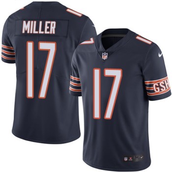 Men's Chicago Bears #17 Anthony Miller Navy Blue Vapor Untouchable Limited Stitched NFL Jersey Men's Chicago Bears #17 Anthony Miller Navy Blue Vapor Untouchable Limited Stitched NFL Jersey