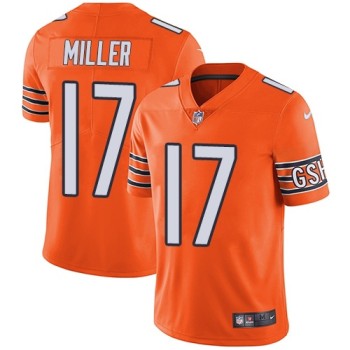 Men's Chicago Bears #17 Anthony Miller Orange Vapor Untouchable Limited Stitched NFL Jersey Men's Chicago Bears #17 Anthony Miller Orange Vapor Untouchable Limited Stitched NFL Jersey