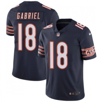 Men's Chicago Bears #18 Taylor Gabriel Navy Blue Vapor Untouchable Limited Stitched NFL Jersey Men's Chicago Bears #18 Taylor Gabriel Navy Blue Vapor Untouchable Limited Stitched NFL Jersey