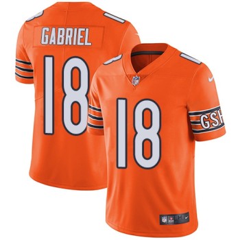 Men's Chicago Bears #18 Taylor Gabriel Orange Vapor Untouchable Limited Stitched NFL Jersey Men's Chicago Bears #18 Taylor Gabriel Orange Vapor Untouchable Limited Stitched NFL Jersey
