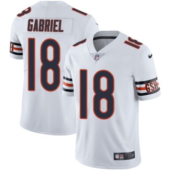 Men's Chicago Bears #18 Taylor Gabriel White Vapor Untouchable Limited Stitched NFL Jersey Men's Chicago Bears #18 Taylor Gabriel White Vapor Untouchable Limited Stitched NFL Jersey
