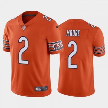 Men's Chicago Bears #2 D.J. Moore Orange Vapor Untouchable Stitched Football Jersey Men's Chicago Bears #2 D.J. Moore Orange Vapor Untouchable Stitched Football Jersey