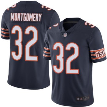 Men's Chicago Bears #32 David Montgomery Navy Vapor Untouchable Limited Stitched NFL Jersey Men's Chicago Bears #32 David Montgomery Navy Vapor Untouchable Limited Stitched NFL Jersey