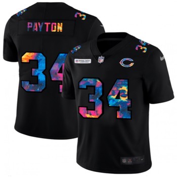 Men's Chicago Bears #34 Walter Payton Black Crucial Catch Limited Stitched Jersey Men's Chicago Bears #34 Walter Payton Black Crucial Catch Limited Stitched Jersey