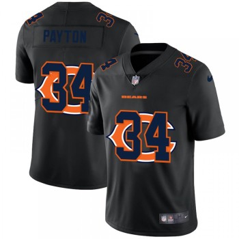 Men's Chicago Bears #34 Walter Payton Black Shadow Logo Limited Stitched Jersey Men's Chicago Bears #34 Walter Payton Black Shadow Logo Limited Stitched Jersey