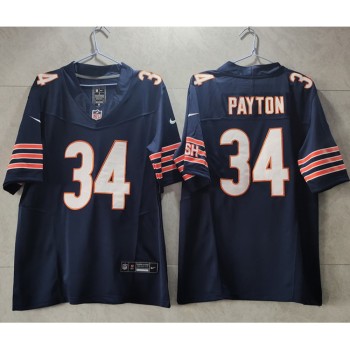 Men's Chicago Bears #34 Walter Payton Navy 2023 F.U.S.E. Vapor Untouchable Limited Stitched Football Jersey Men's Chicago Bears #34 Walter Payton Navy 2023 F.U.S.E. Vapor Untouchable Limited Stitched Football Jersey