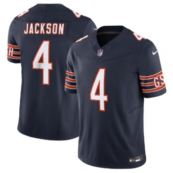 Men's Chicago Bears #4 Eddie Jackson Navy 2023 F.U.S.E. Vapor Untouchable Limited Stitched Football Jersey Men's Chicago Bears #4 Eddie Jackson Navy 2023 F.U.S.E. Vapor Untouchable Limited Stitched Football Jersey
