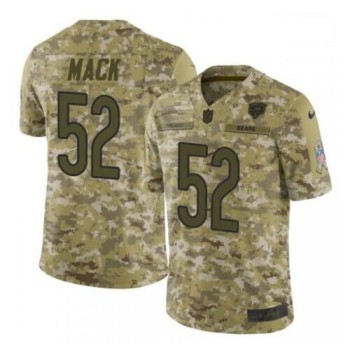 Men's Chicago Bears #52 Khalil Mack 2018 Camo Salute to Service Limited Stitched NFL Jersey Men's Chicago Bears #52 Khalil Mack 2018 Camo Salute to Service Limited Stitched NFL Jersey