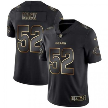 Men's Chicago Bears #52 Khalil Mack 2019 Black Gold Edition Stitched NFL Jersey Men's Chicago Bears #52 Khalil Mack 2019 Black Gold Edition Stitched NFL Jersey
