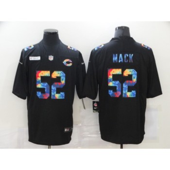 Men's Chicago Bears #52 Khalil Mack Black Crucial Catch Limited Stitched Jersey Men's Chicago Bears #52 Khalil Mack Black Crucial Catch Limited Stitched Jersey