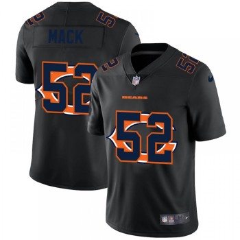 Men's Chicago Bears #52 Khalil Mack Black Shadow Logo Limited Stitched Jersey Men's Chicago Bears #52 Khalil Mack Black Shadow Logo Limited Stitched Jersey