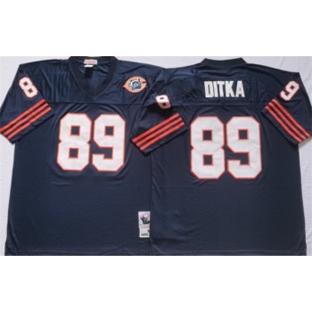 Men's Chicago Bears #89 DITKA Navy Limited Stitched Jersey Men's Chicago Bears #89 DITKA Navy Limited Stitched Jersey