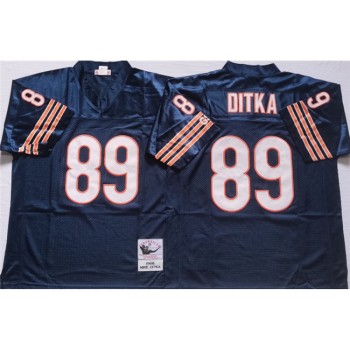 Men's Chicago Bears #89 DITKA Navy Limited Stitched Jersey Men's Chicago Bears #89 DITKA Navy Limited Stitched Jersey