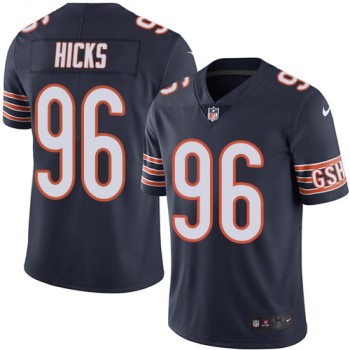 Men's Chicago Bears #96 Akiem Hicks Navy Blue Vapor Untouchable Limited Stitched NFL Jersey Men's Chicago Bears #96 Akiem Hicks Navy Blue Vapor Untouchable Limited Stitched NFL Jersey
