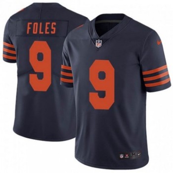 Men's Chicago Bears #9 Nick Foles Navy Vapor Untouchable Limited Stitched Jersey Men's Chicago Bears #9 Nick Foles Navy Vapor Untouchable Limited Stitched Jersey