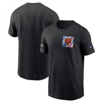 Men's Chicago Bears Black 2023 Crucial Catch Sideline Tri-Blend T-Shirt Men's Chicago Bears Black 2023 Crucial Catch Sideline Tri-Blend T-Shirt