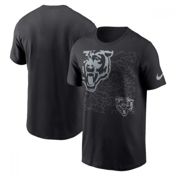 Men's Chicago Bears Black T-Shirt Men's Chicago Bears Black T-Shirt