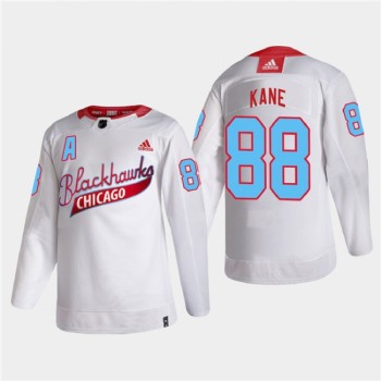 Men's Chicago Blackhawks #88 Patrick Kane 2022 Community Night White Stitched Jersey Men's Chicago Blackhawks #88 Patrick Kane 2022 Community Night White Stitched Jersey