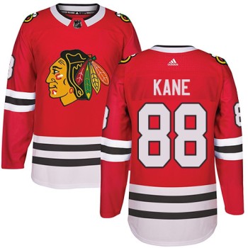 Men's Chicago Blackhawks #88 Patrick Kane Red Stitched NHL Jersey