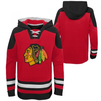 Men's Chicago Blackhawks Blank Red Ageless Must-Have Lace-Up Pullover Hoodie Men's Chicago Blackhawks Blank Red Ageless Must-Have Lace-Up Pullover Hoodie