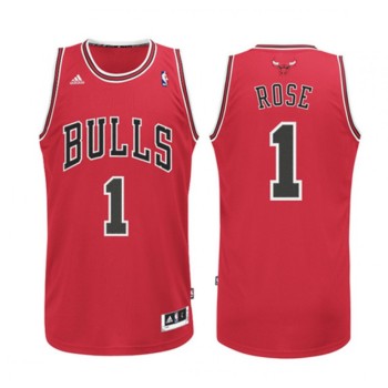 Men's Chicago Bulls #1 Derrick Rose Red Stitched NBA Jersey Men's Chicago Bulls #1 Derrick Rose Red Stitched NBA Jersey