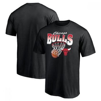 Men's Chicago Bulls Black Basketball T-Shirt Men's Chicago Bulls Black Basketball T-Shirt